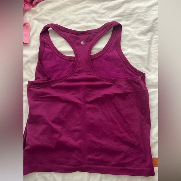 Lululemon Swiftty Tech Razorback Tank (Purple) - Picture 4 of 5